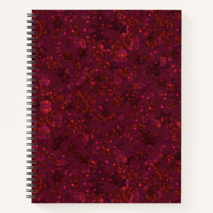 Cuaderno Purpurina bokeh sparkke print
