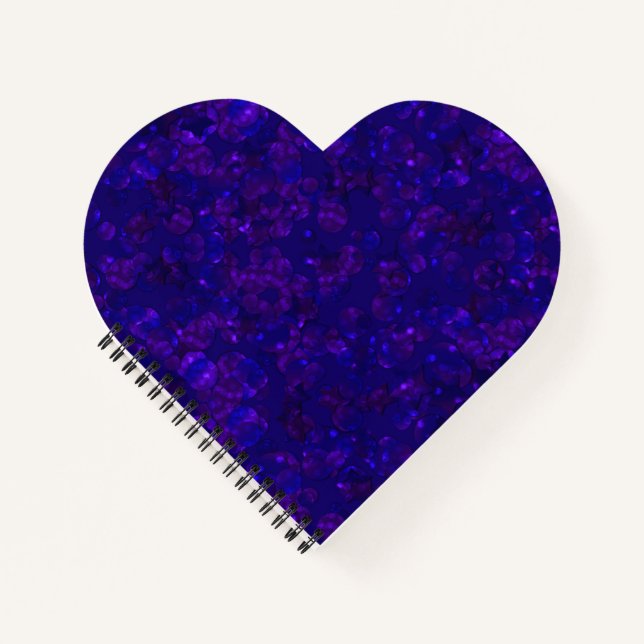 Cuaderno Purpurina bokeh sparkke print (Anverso)