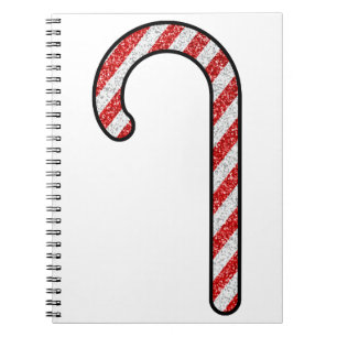 Cuaderno Purpurina Candy Cane