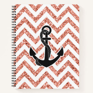 Cuaderno Purpurina Chevrons