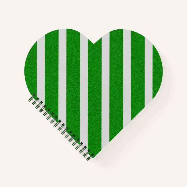Cuaderno Purpurina de banda verde (Anverso)