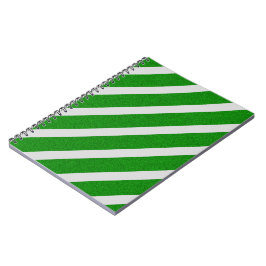 Cuaderno Purpurina de banda verde
