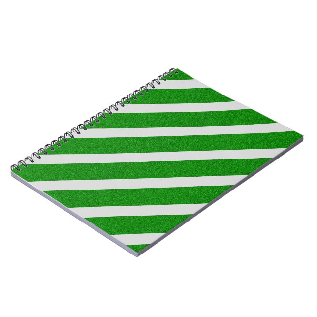 Cuaderno Purpurina de banda verde (Lado Izquierdo)