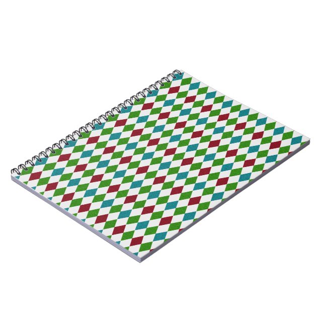 Cuaderno Purpurina de diamantes multicolor (Lado Izquierdo)