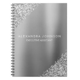 Cuaderno Purpurina de parkle profesional de Silver Business
