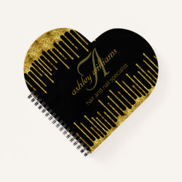 Cuaderno Purpurina del salón de oro de Bougee