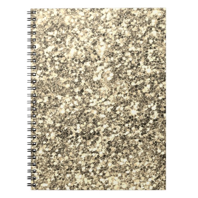 Cuaderno Purpurina dorado (Frente)