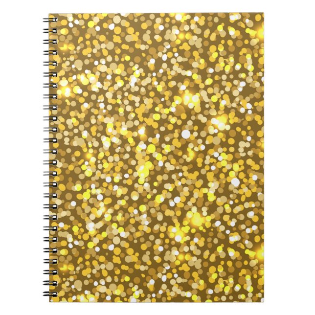 Cuaderno Purpurina dorado (Frente)
