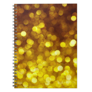 Cuaderno purpurina dorado navidades de textura grupo de fon