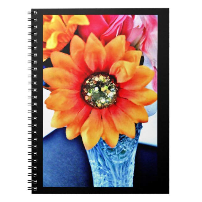 Cuaderno Purpurina Girasol (Frente)