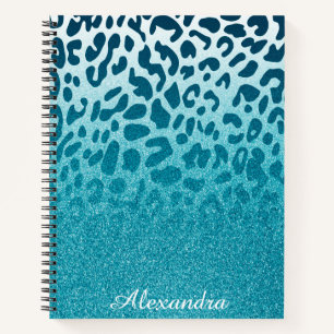 Cuaderno Purpurina Leopard