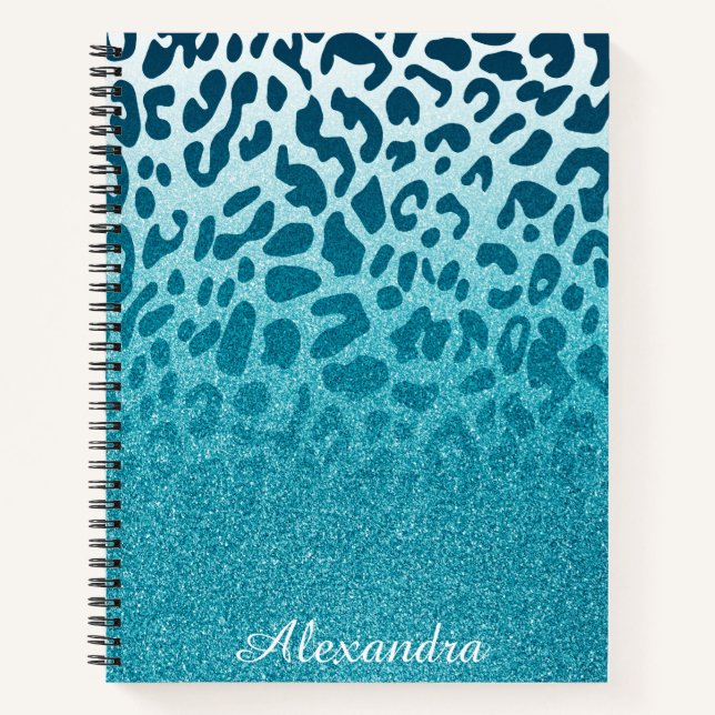 Cuaderno Purpurina Leopard (Anverso)