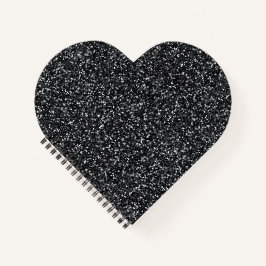 Cuaderno Purpurina Negra