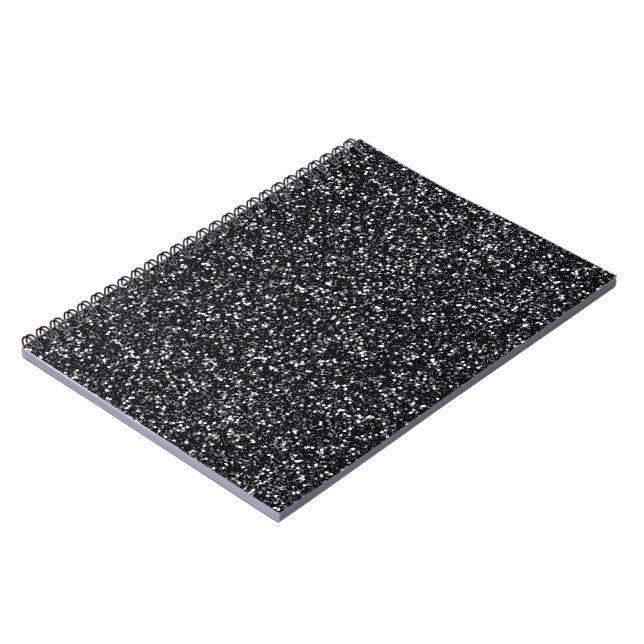 Cuaderno Purpurina negra (Lado Izquierdo)
