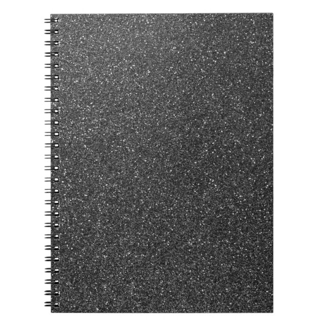 Cuaderno Purpurina negro (Frente)