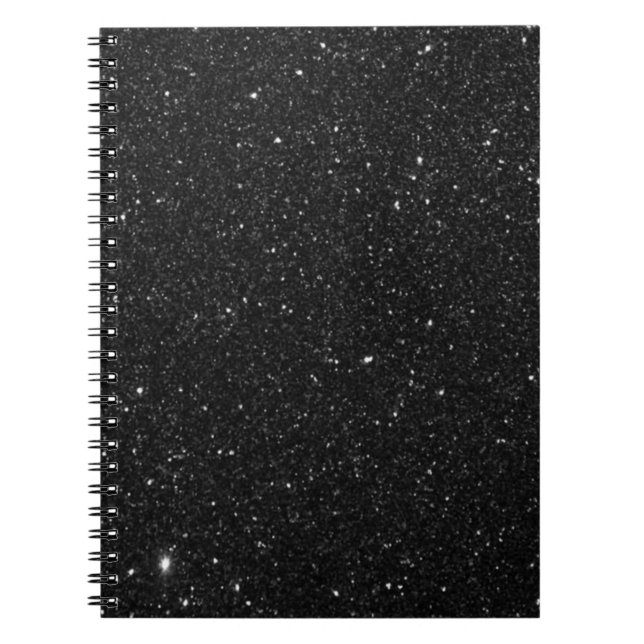 Cuaderno Purpurina negro brillante (Frente)