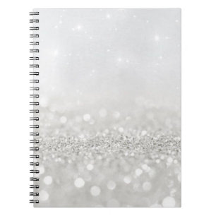 Cuaderno Purpurina plateado
