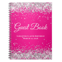 Purpurina Plateado Ombre Rosado Caliente Aniversar