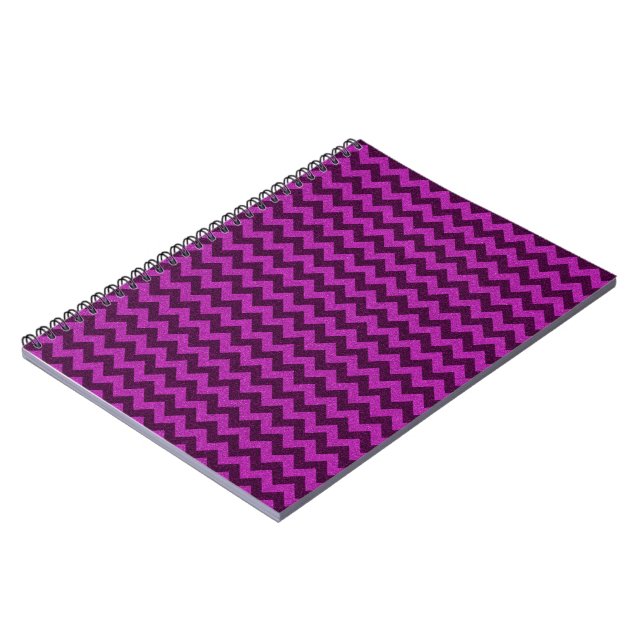 Cuaderno Purpurina Purple Zig Zag (Lado Izquierdo)