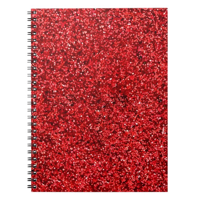 Cuaderno Purpurina rojo (Frente)