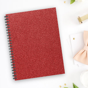 Cuaderno Purpurina Rojo, Esparkle, Fondo Purpurina