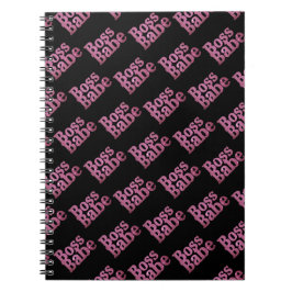 Cuaderno Purpurina Rosa Boss Babe