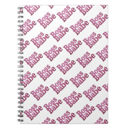 Cuaderno Purpurina Rosa Boss Babe