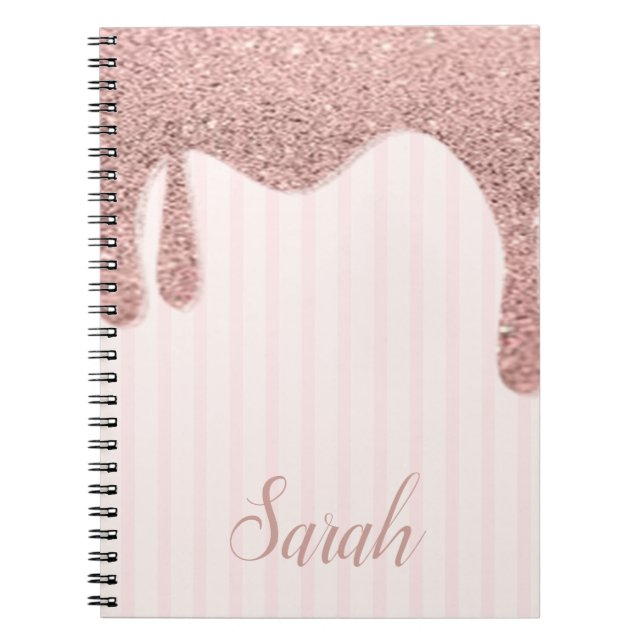 Cuaderno Purpurina rosa de moda de Guay (Frente)