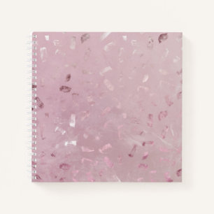 Cuaderno Purpurina Rosa Gold