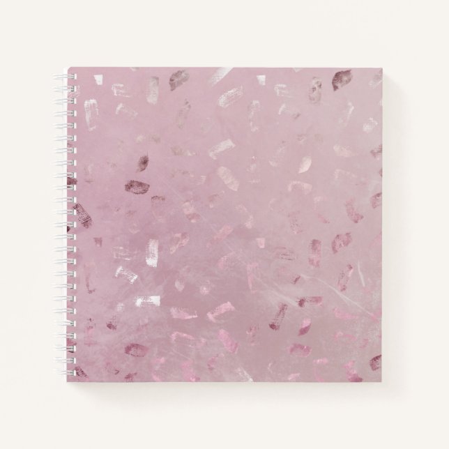 Cuaderno Purpurina Rosa Gold (Anverso)