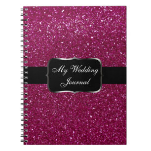 Cuaderno Purpurina rosado