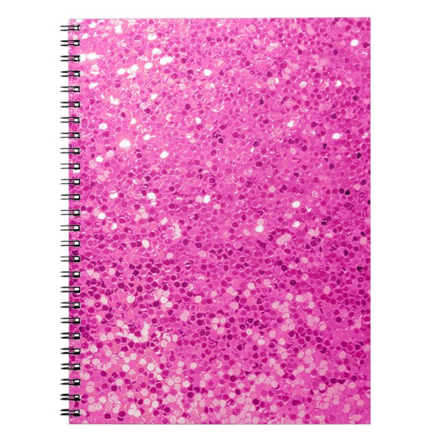 Cuaderno Purpurina Rosado Bling (Frente)
