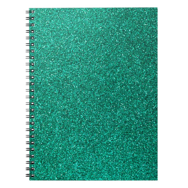 Cuaderno Purpurina verde (Frente)