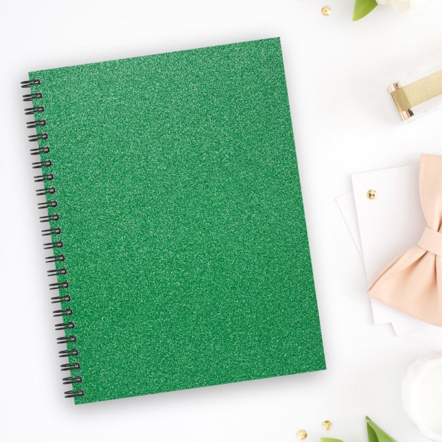 Cuaderno Purpurina verde, espárrago, fondo Purpurina (Subido por el creador)