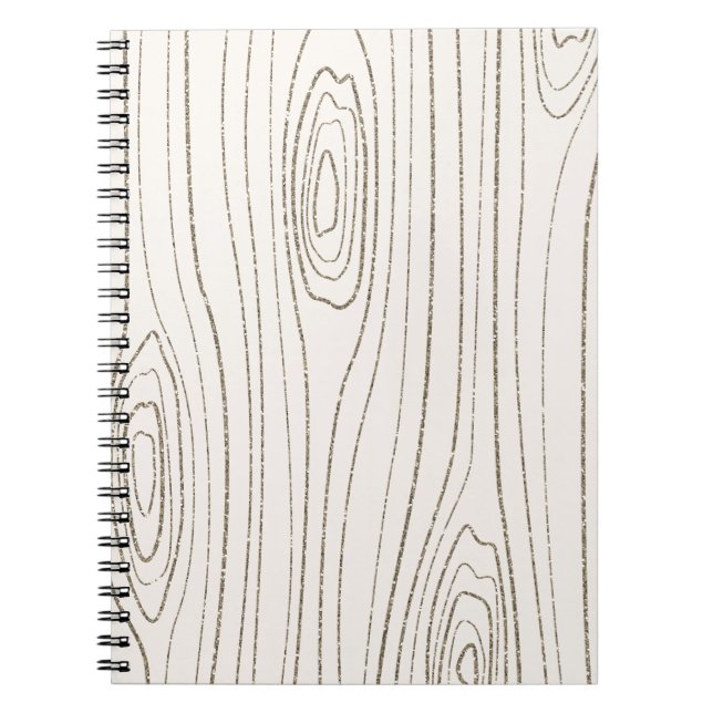 Cuaderno Purpurina Woodgrain Journal (Frente)