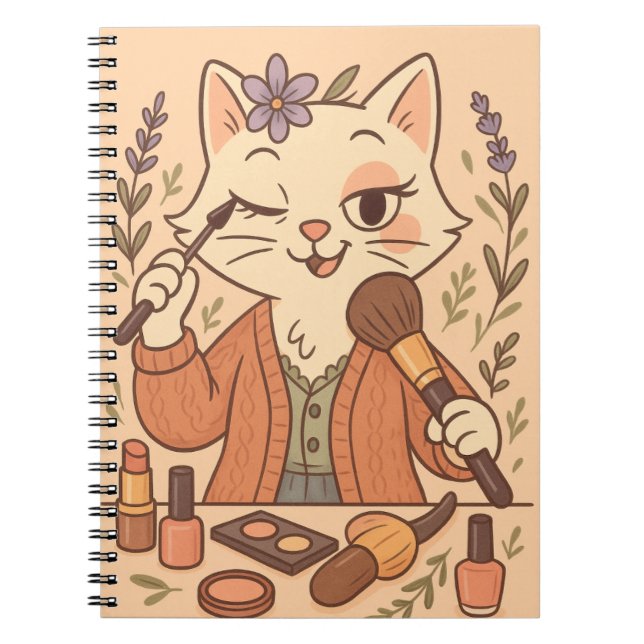 Cuaderno Purrfectly Messy Notes (Frente)