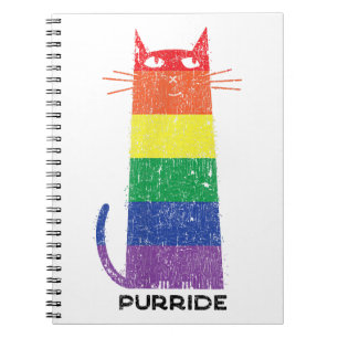 Cuaderno Purride Shirt LGBT Funny Gay Primo Gato Diciendo G