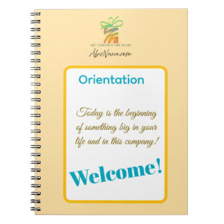 Cuaderno Put Your Logo Here New Employee Orientation 
