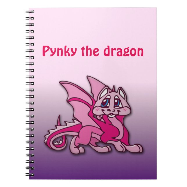 Cuaderno Pynky el dragón (Frente)