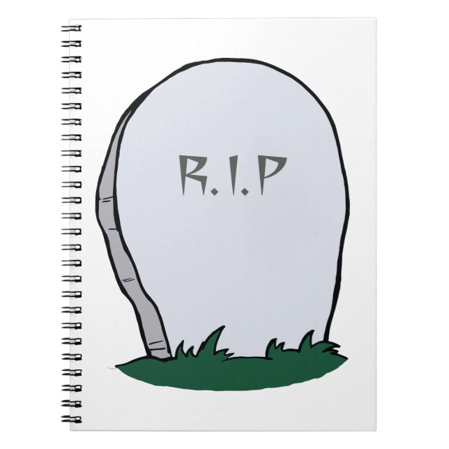 Cuaderno QEPD Gravestone (Frente)