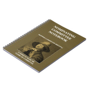 Cuaderno Quaker de nombramiento divertido Meme del comité