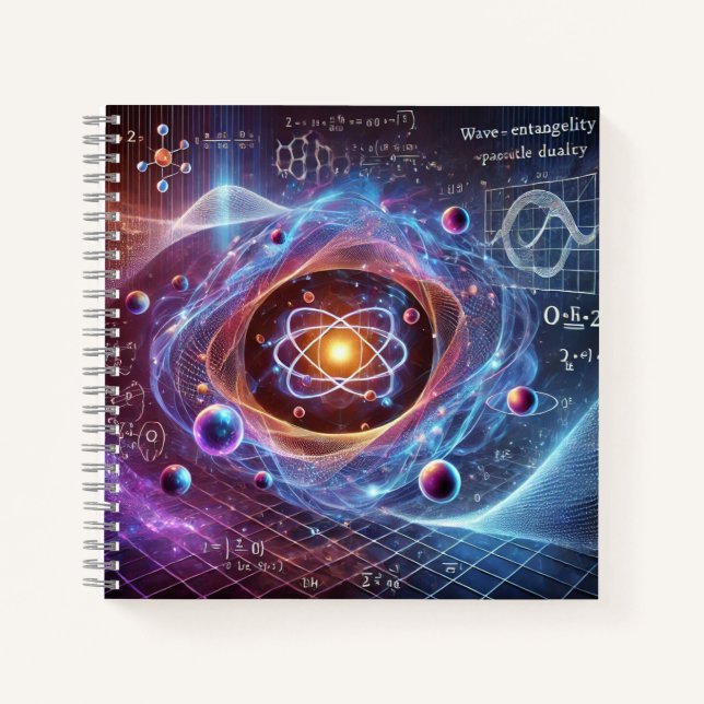 Cuaderno Quantum Physics & Atomic Energy (Anverso)