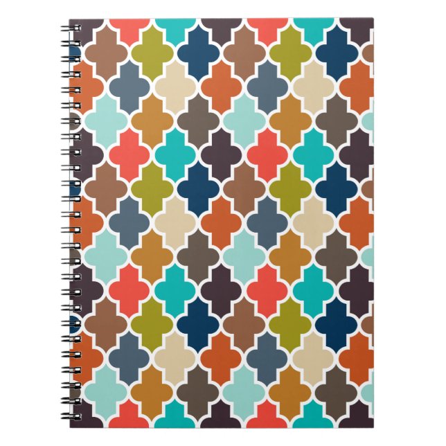 Cuaderno Quatrefoil terrenal (Frente)