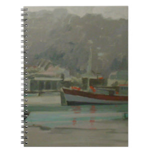 Cuaderno Quay del pescador gris del día