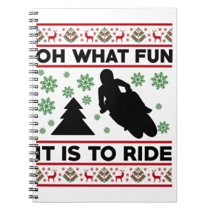 Cuaderno Qué divertido es andar en motocicleta Dirt Bike