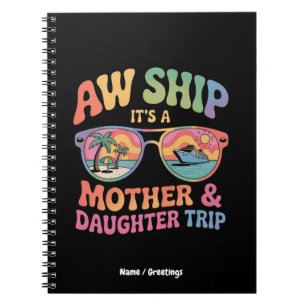 Cuaderno Qué divertido viaje de crucero para mamá y sus hij