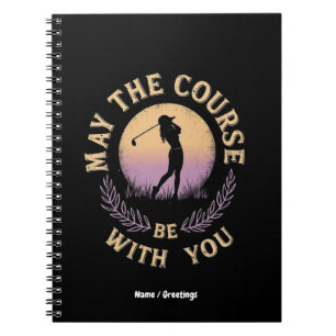 Cuaderno Que el campo esté con usted divertido amante del g
