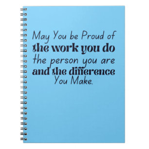 Cuaderno Que estés orgulloso del trabajo que haces colega