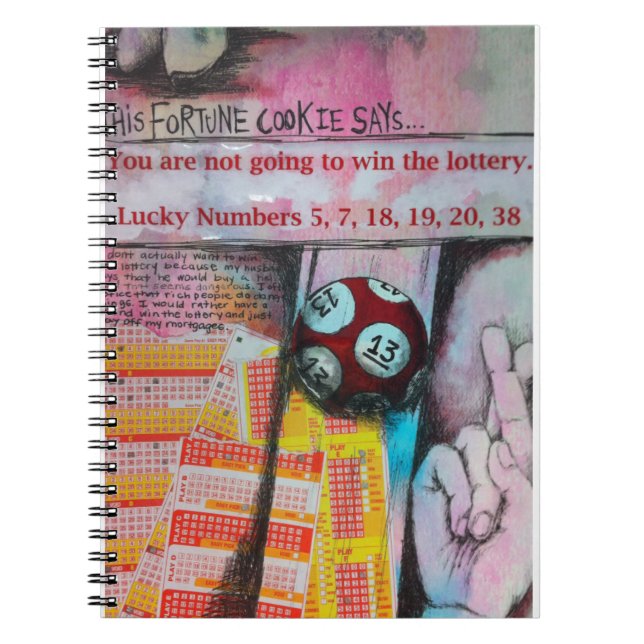 Cuaderno que gana de la lotería (Frente)