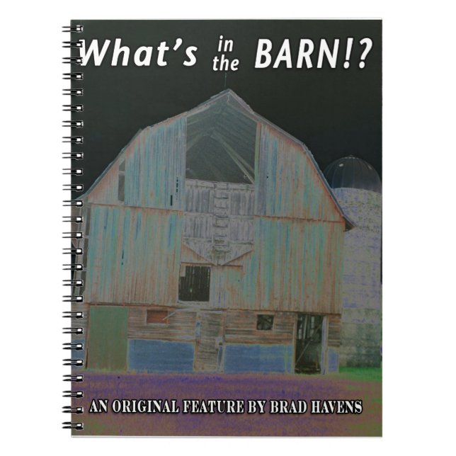 Cuaderno ¿Qué hay en el granero? Poster a mano (Frente)